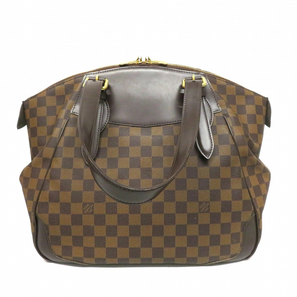 Louis Vuitton Brown Tote Bag Handbag Verona Damier